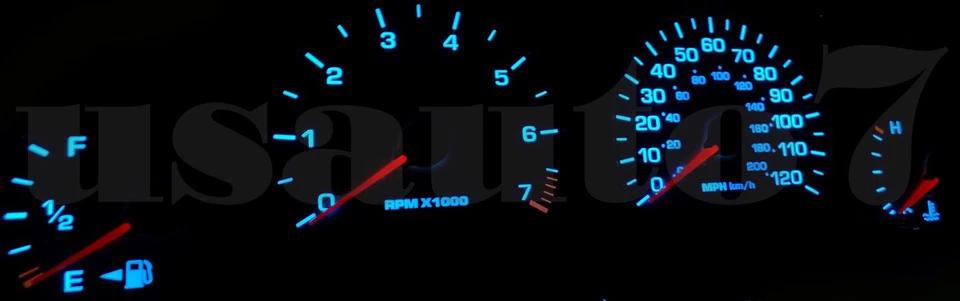 Dash Cluster Gauge AQUA BLUE LED LIGHT BULB KIT Fit 98-04 Dodge Intrepid 2nd Gen - Изображение 3 из 4