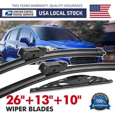 Front + Rear Wiper Blades Set fits for Chevrolet Chevy Trax 2013-2023 Windshield
