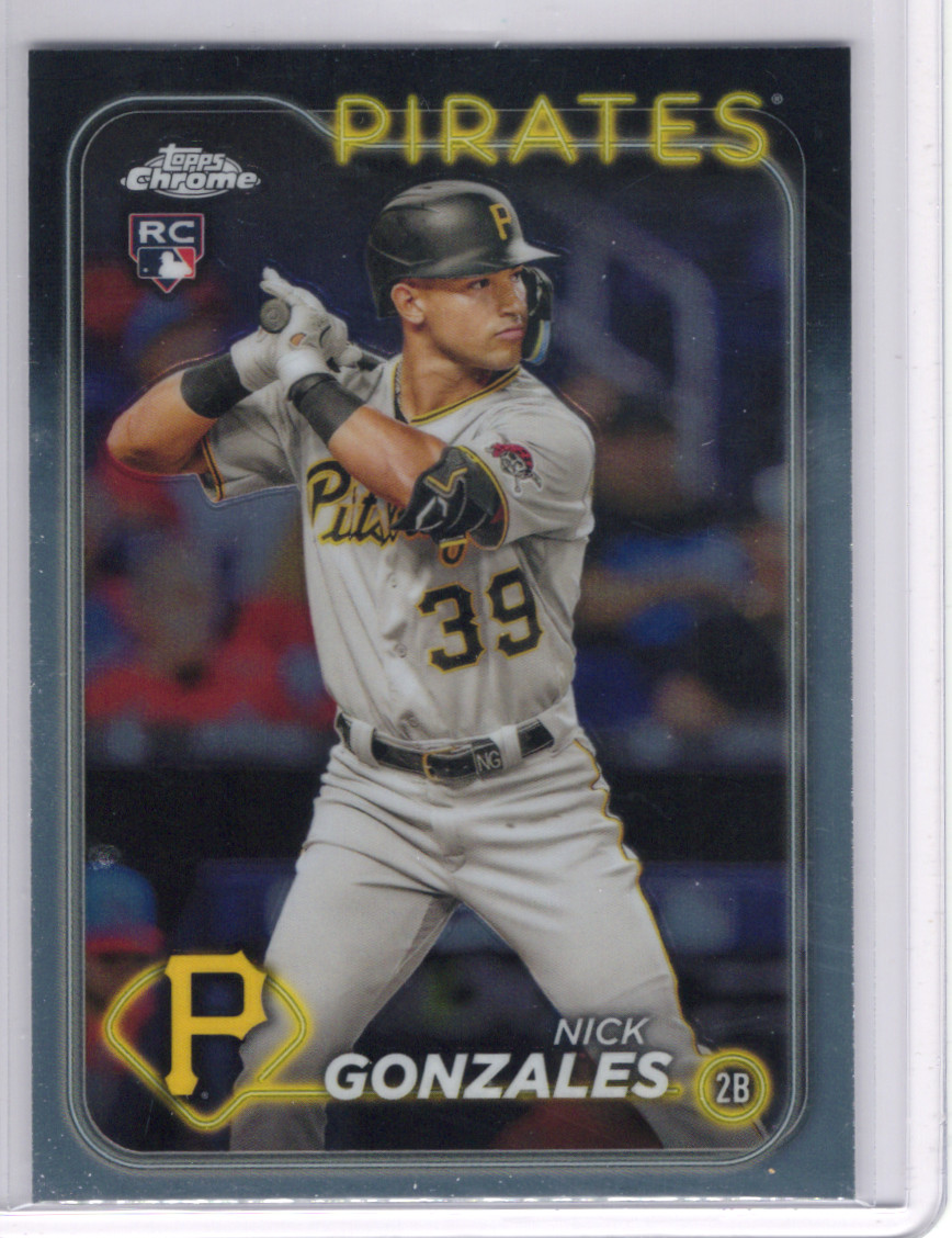 Nick Gonzales 2024 Topps Chrome RC #72 Pittsburgh Pirates