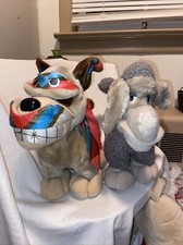 Vtg 1991 Tonka Pooch Patrol Puppy Dog Plush Stuffed Toy w/ Cape Grey Poodle