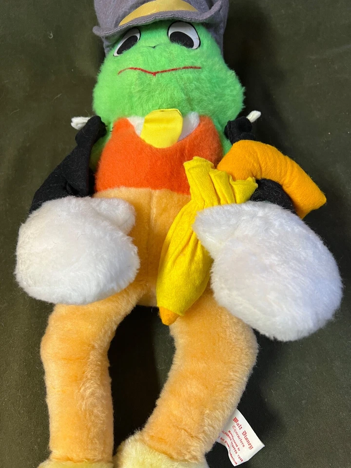 Brinquedos de pelúcia Jiminy Cricket Disney Pinóquio vintage Califórnia - 24" - Imagem 4 de 4