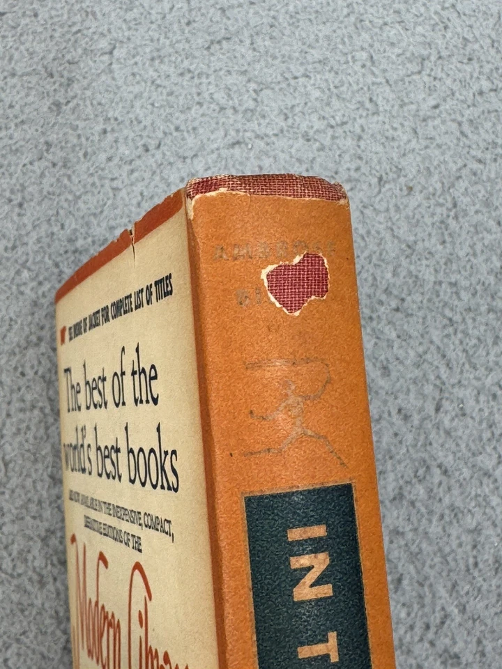 Ambrose Bierce IN THE MIDST OF LIFE Modern Library Edition HC DJ Foto 3 de 4