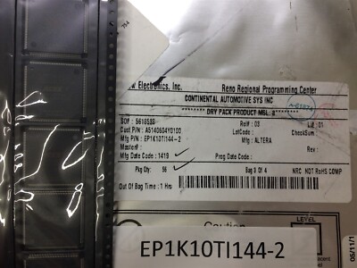 EP1K10TI144-2 ALTERA IC FPGA MICROCIRCUIT 144-Pin TQFP SMD 1 UNIT