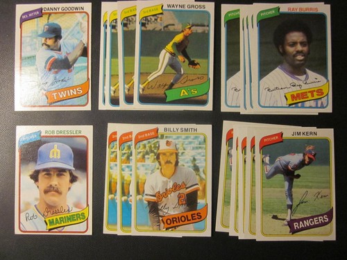 1980 Topps Baseball Pick Choose Finish Your Set( 276- 499) NM, NM/MT - Picture 84 of 197