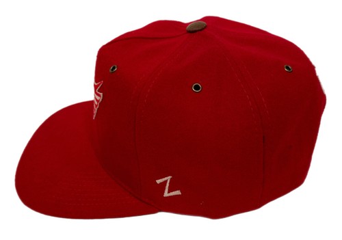 Zephyr NHL Detroit Red Wings RARE “Leader” 5 Panel Flat Bill Strap back Hat NWT - Picture 2 of 5