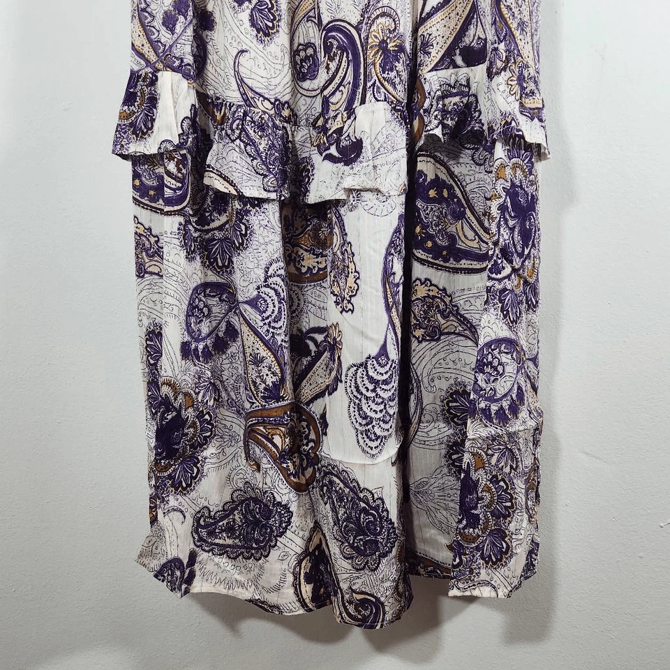 Maxi Vestido Band of the Free Paisley en Niveles Talla Pequeña Vestido de Invitada de Boda Foto 4 de 4