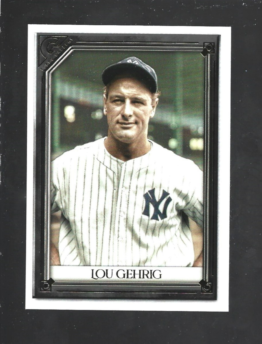 2021 Topps Gallery #139 Lou Gehrig card, New York Yankees HOF | eBay