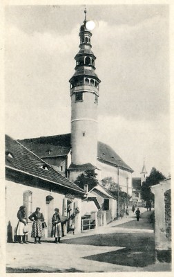 Tschechien Österreich Taus Domažlice Alte Postkarte