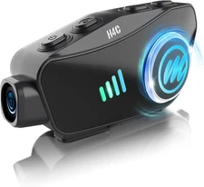 Moman H4C Motorcycle Wireless Helmet Headset with 1080P Camera Single Use