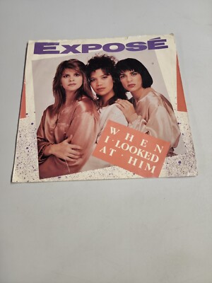 Expose - When I Looked at Him - RECORD SLEEVE ONLY (45RPM 7 ) (SLV34)