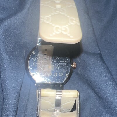 Gucci Pantcaon Watch-Gucci Swiss Made Ref 1142 Rubber Strap