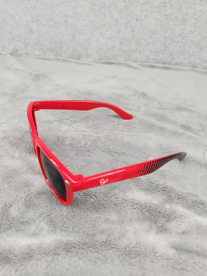 Houston Texans Sunglasses Game Day Shades Adults Men’s Black & Red With Pouch - Image 3 of 4