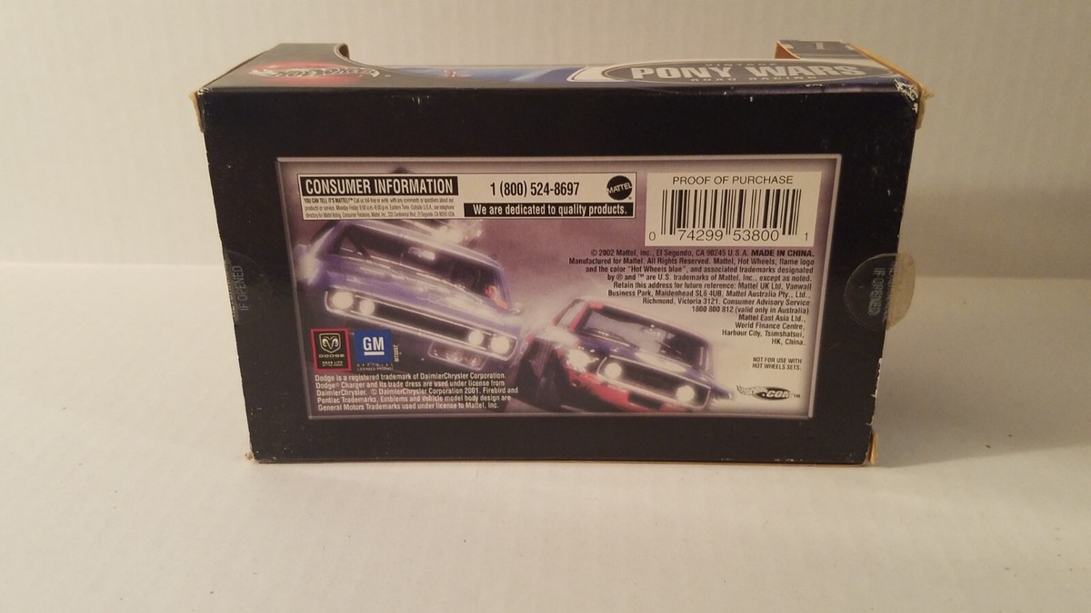 100% Hot Wheels Vintage Pony Wars Road Racing | eBay