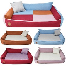 Orthopädisches Hundebett Rocky Visco-Matratze buntes Hundsofa für große Hunde
