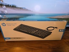 HP 100 Wired Keyboard 2UN30AA Black NEW