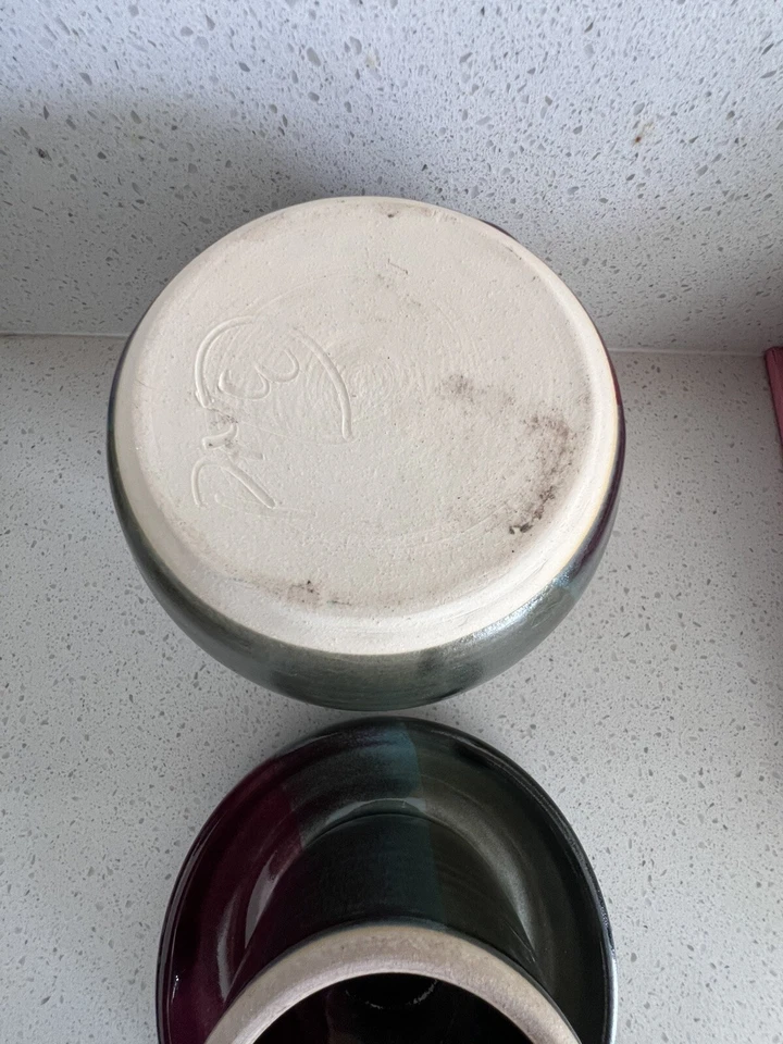 Pottery Butter Keeper Butter Bell Signed - Image 4 of 4
