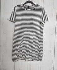 Forever 21 Size Small Black And White Stripe Womens Casual Dress