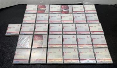 Set of 31 Iomega REV Disk  Removable Hard Disks AS IS UNTESTED D36