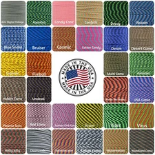 550 Paracord Type III  7 Strands 550 Parachute Cord 10,25,50,100 Feet