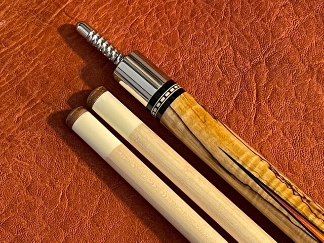 pfd カスタムキュー PFD Studios Paul Drexler Custom Pool Cue W/ 2 Maple Shafts