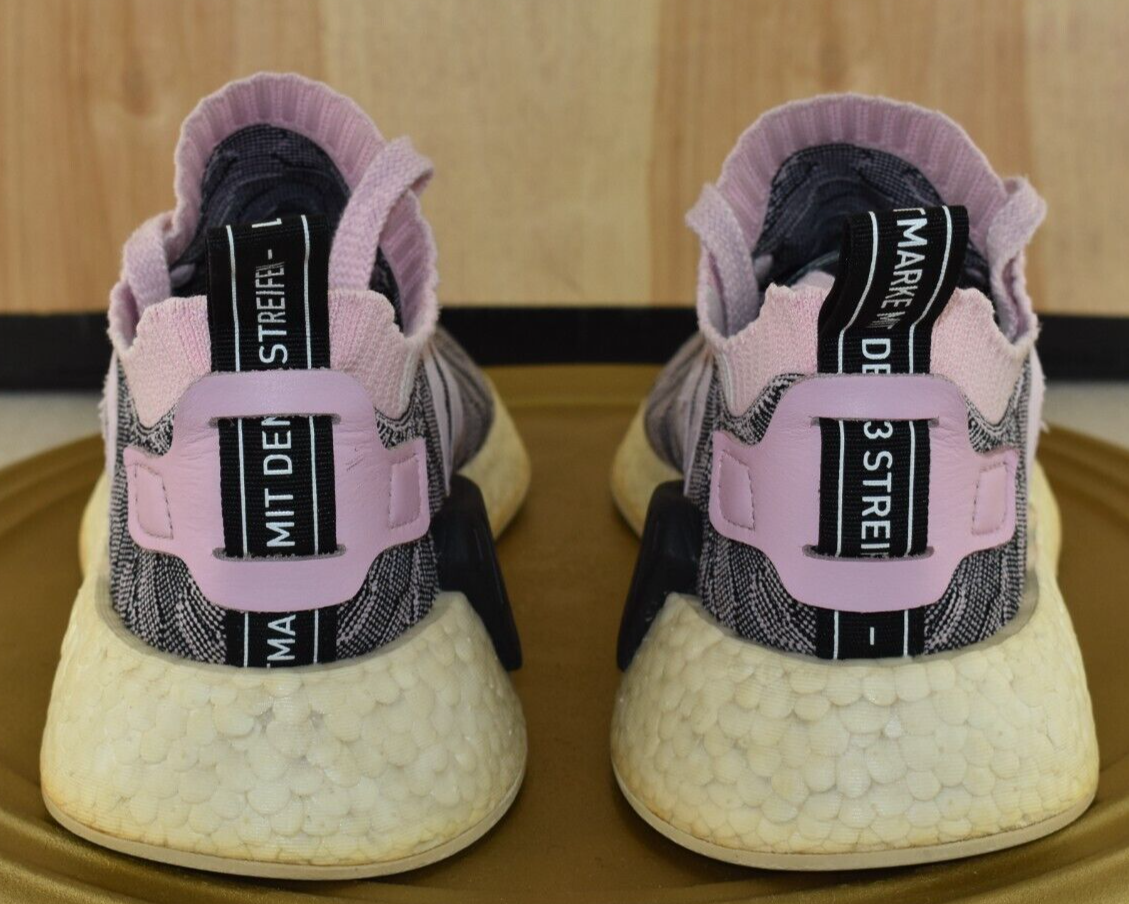 Adidas NMD R2 Women's Shoes Size 6.5 Pink Knit Running Low Top Lace Up  Sneakers | eBay