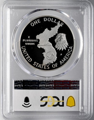 1991-P $1 KOREA SILVER DOLLAR (KOREAN WAR) PCGS PR69 DCAM #49028539 - Picture 4 of 4
