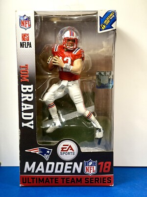 2017 McFarlane Madden Ultimate Team NFL 18  TOM BRADY  (Exclusive) Red Uniform