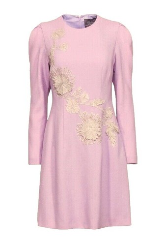 Pink Rose Sweater Dress, Women's Size XS, Tan, Knee Length, Knit | eBay
