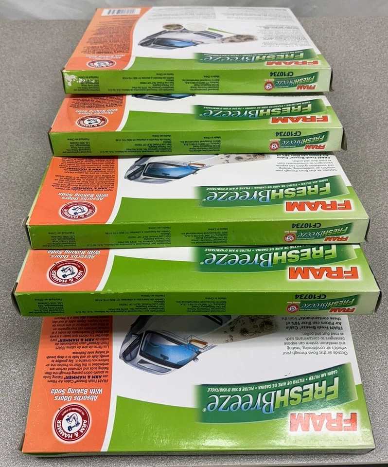 Marco de filtro de aire de cabina 5 cajas CF10734 para Kia Sorento 2003-2009 Foto 4 de 4