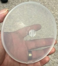 Clear Round ClamShell CD/DVD Case with Lock Lot of 50