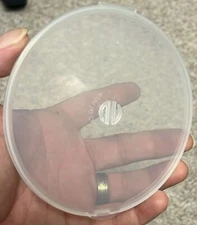 Clear Round ClamShell CD/DVD Case with Lock Lot of 50