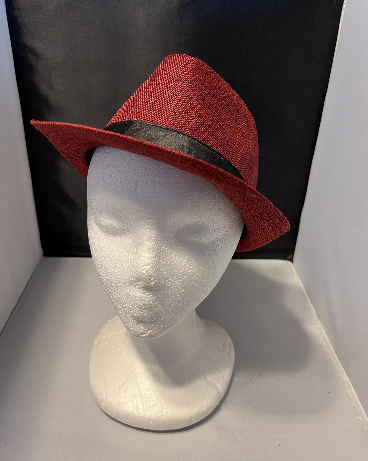 Vintage Fedora Hat - 35% Cotton 65% Polyester Blend-image