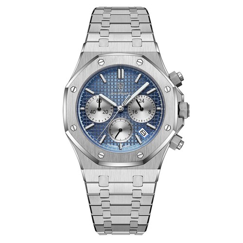 Mens Luxury Chronograph Quartz Wristwatch Business Waterproof Watch Luminous - Picture 16 of 28