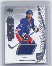 2022-23 UD Premier #121 Braden Schneider Premier Rookies Swatches