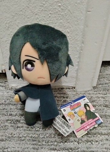 Banpresto Boruto Naruto Next Generations Tomonui Vol. 1 peluche Sasuke Uchiha 15 cm