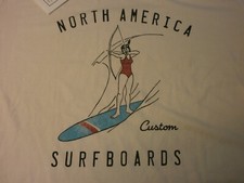 IRON AND RESIN LICENSED BRAND APPAREL T-SHIRT MADE IN USA NORTH AMERICAN SURF