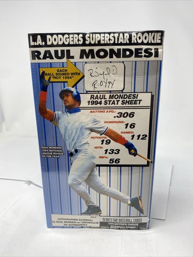 Autographed Baseball Raul Mondesi 1994 Sealed Box upper Deck Collectors Choice
