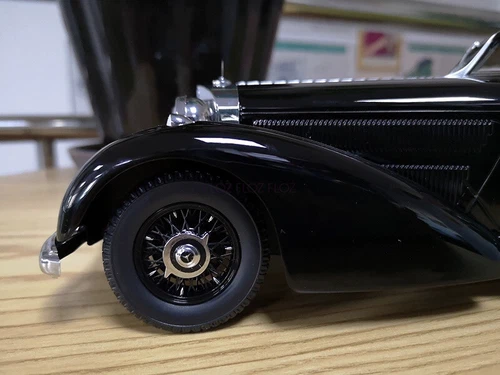 1:18 KK SCALE for Mercedes for Benz for 540K Type W24 Vintage car Black - Picture 7 of 9