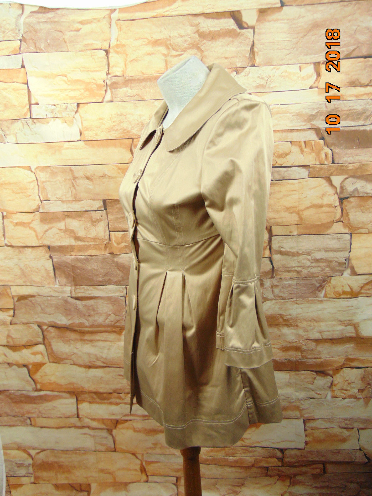 BCX Womens Jacket Stretch Fitted Flare 