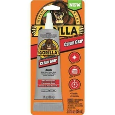 Gorilla 8040002 Contact Clear Grip Glue, 3 oz. (3-Pack)