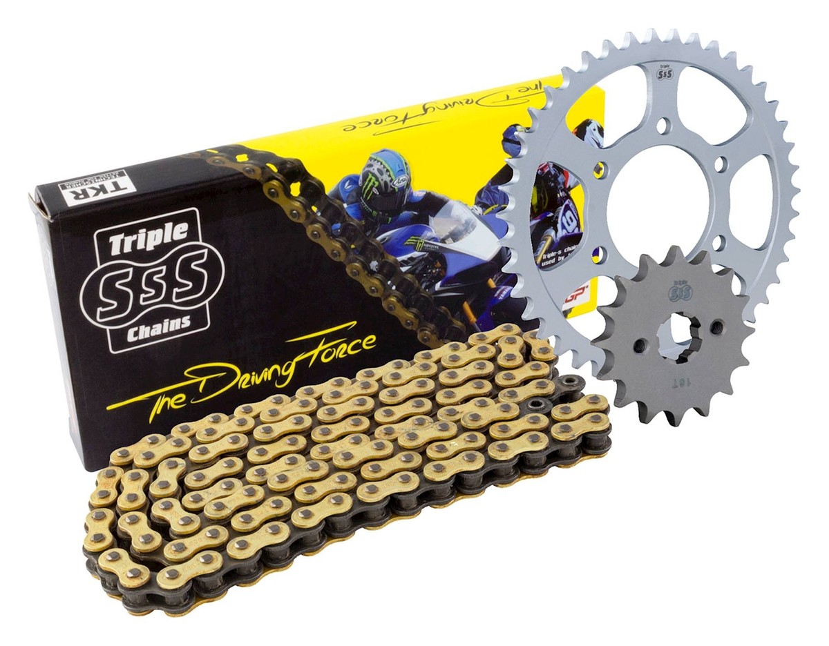 yu　0308 Triple-S Kawasaki ZX-10R E8F-FAF Ninja 08-10 Motorbike Chain