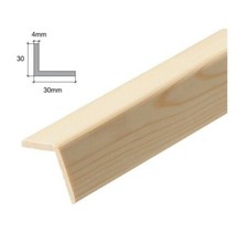 Pine Corner Trim Angle Decorative Moulding 2.4 metres Beading Wooden Timber Edge