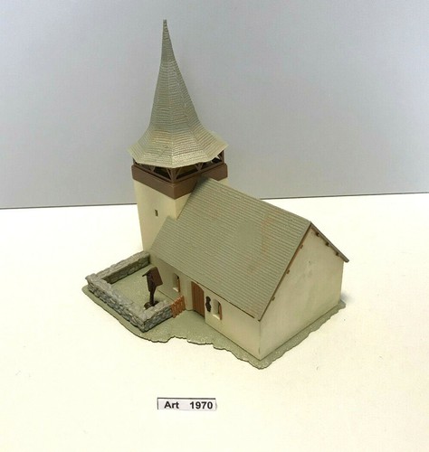 Kibri B-8006 H0 chiesa villaggio Sertig, scala 1:87, molto rara & RARA - Foto 2 di 7