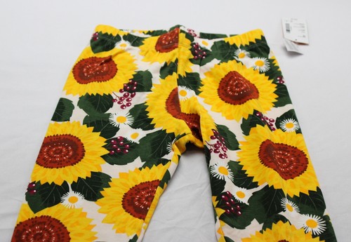 Gymboree Girls Autumn Adventures Sunflower Leggings BL1 Frappe Size 12 NWT - Picture 2 of 4