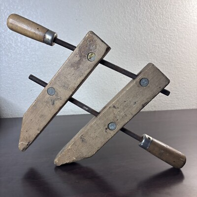 Vintage Jorgensen Clamp Company 10'' Adjustable Screw Wood Clamp Made In USA