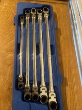 CORNWELL Tools USA CRWLF5MSA 5-piece Metric  FLEX Ratcheting wrench set NICE !!-