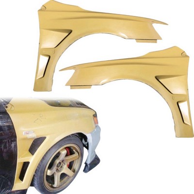 ModeloDrive FRP HL Wide Body Fenders (front) for Lancer Mitsubishi 10-15 modelo