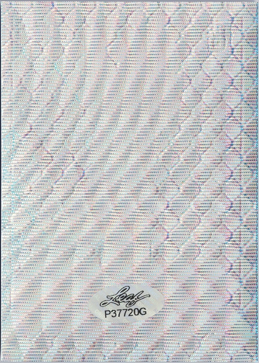 2022 Leaf Metal Perfect Game - Metal Auto Blue Wave Proof #MA-ZR1 Zion Rose 1/1 view 2