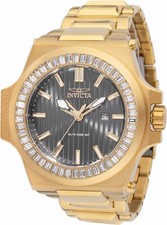 Invicta Akula Quartz Crystal Gunmetal Dial Men's Watch 49137
