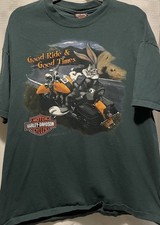 Harley Davidson Looney Tunes Honolulu HI,T-shirt Size XL Bugs Bunny 2002